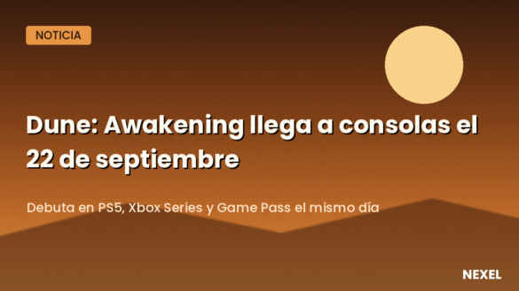 Portada de la noticia: Dune Awakening llega a consolas el 22 de septiembre